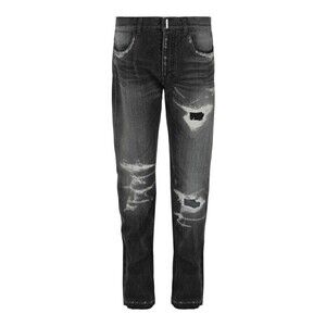 Givenchy Distressed Straight-Leg Jeans - NWT
